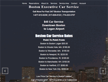 Tablet Screenshot of bostoncarservice617.com